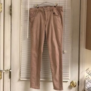Blush pink jeggings
